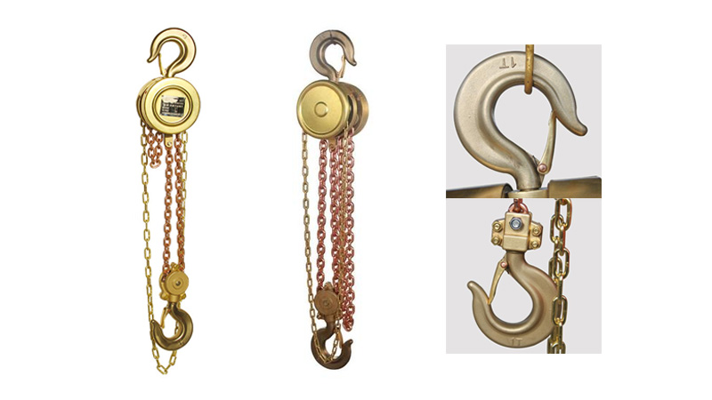 Il paranco tirato a mano antideflagrante garantisce la sicurezza della fabbrica di fertilizzanti